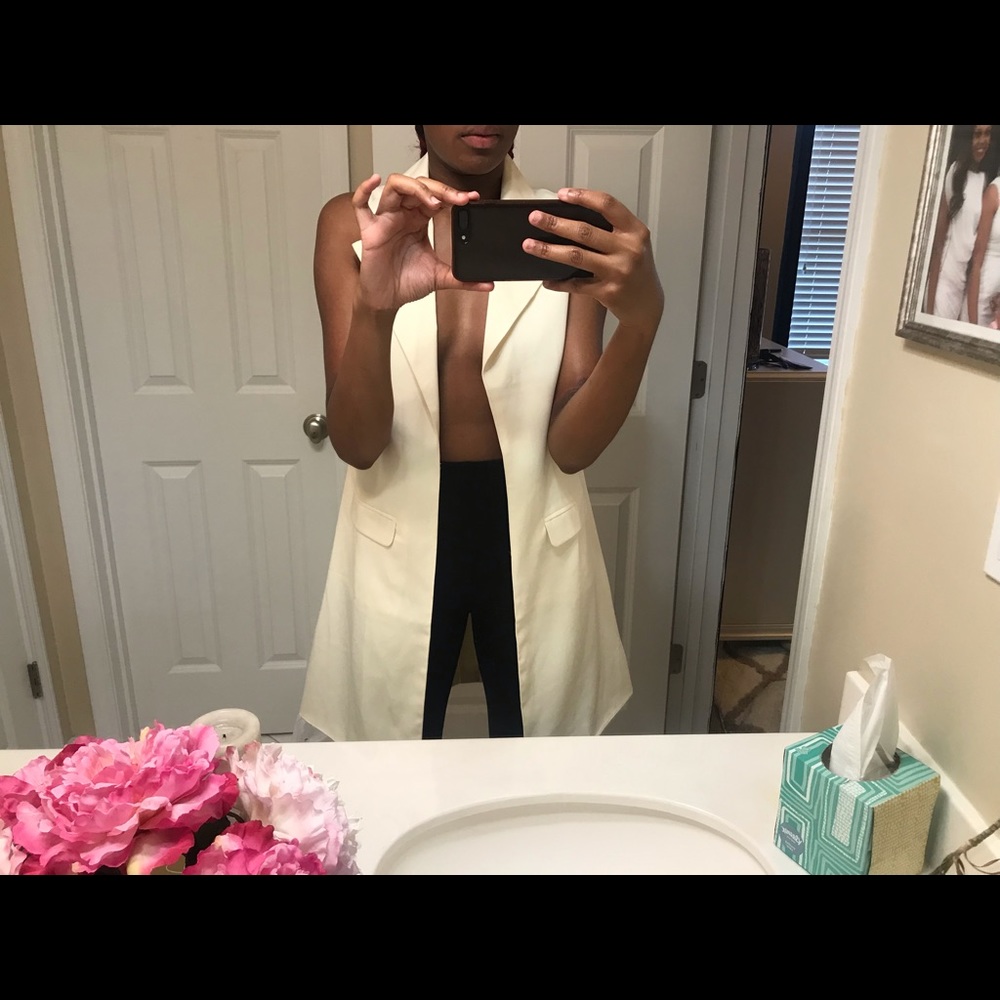 Longline Blazer Vest